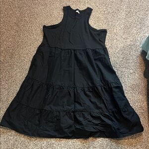 Maurices Sleeveless Black Tank Tiered Dress 3X